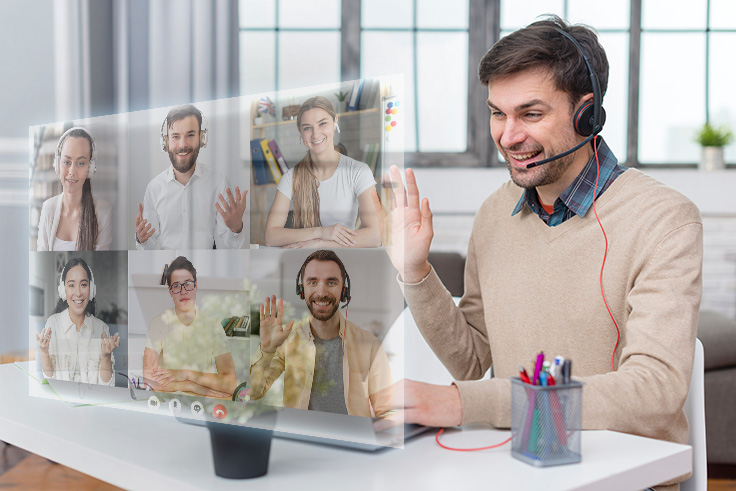 What is the difference between teleconferencing and web conferencing