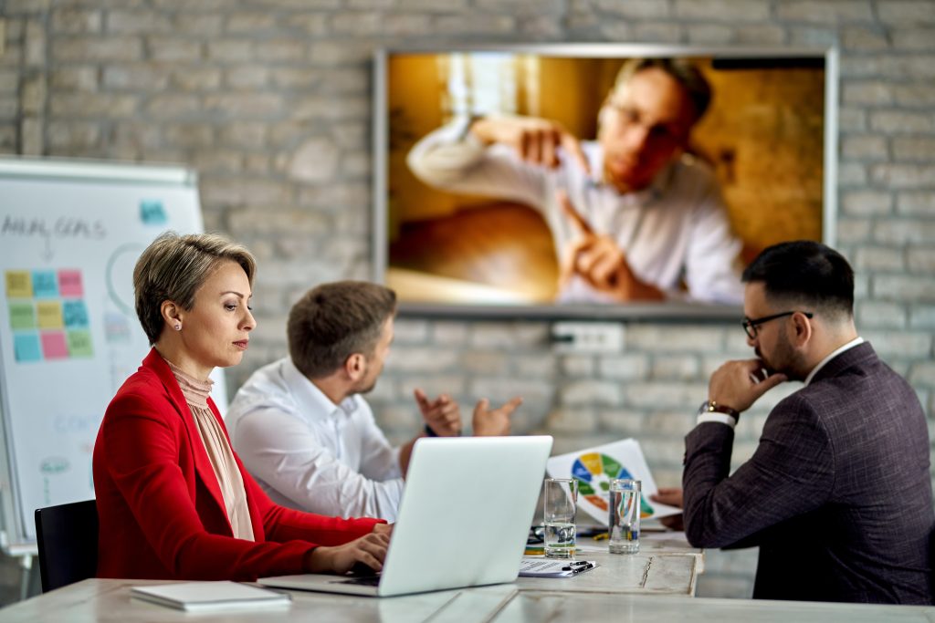 What is the difference between web conferencing and collaboration